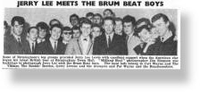 Gerry Levene and The Avengers wih Jerry Lee Lewis and various Brumbeat artists