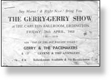 Gerry Levene & The Avengers With Gerry & The Pacemakers