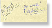 Jim Onslow & Mike Hopkins Autographs - Diplomats / Gerry Levene & The Avengers