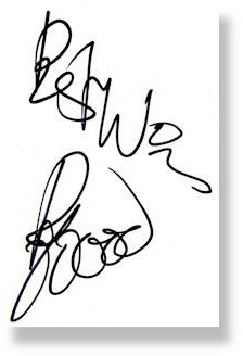 Roy Wood autograph