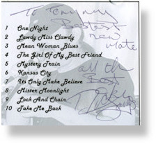 Nicky James Autograph